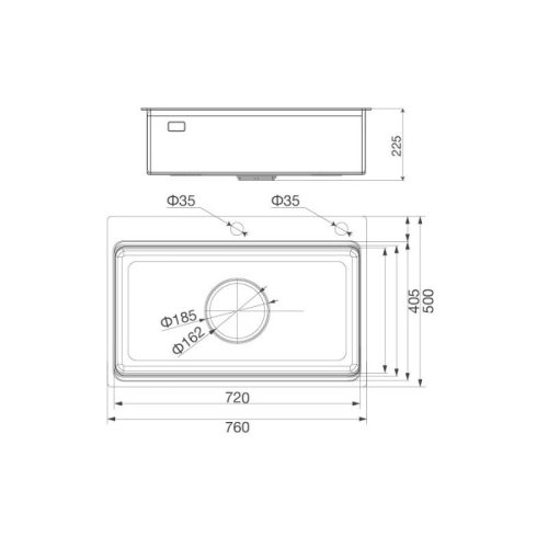 thong so chau rua chen malloca ms7650linen