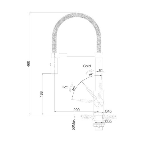 thong so voi rua chen malloca luxsteel k088cs