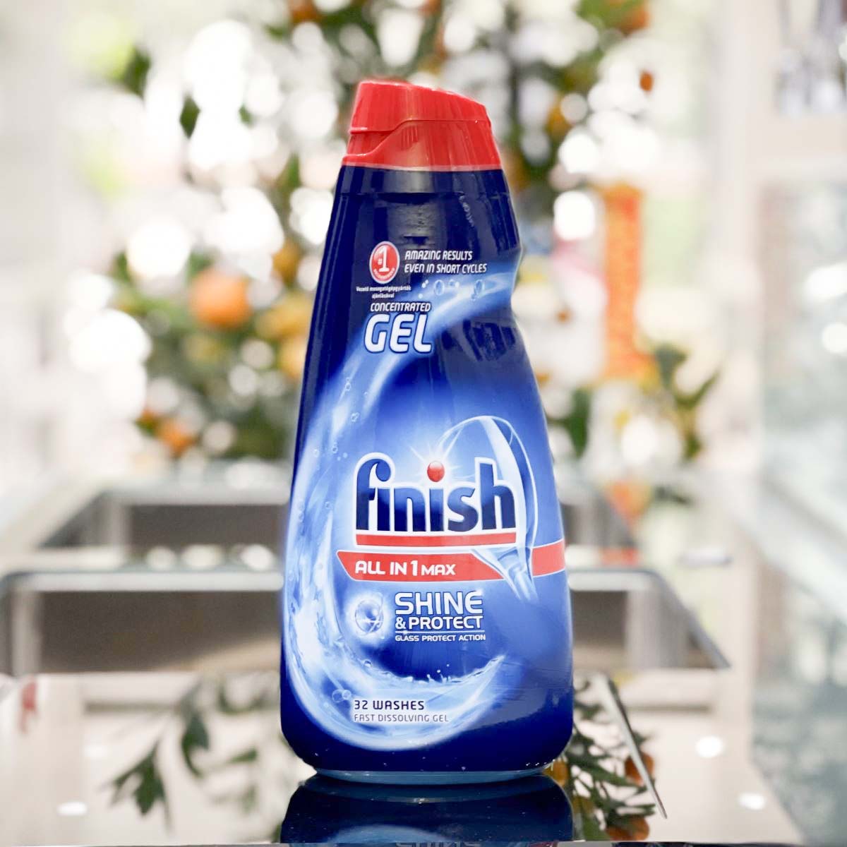 Gel rửa bát Finish Power All in 1 Max chai 650ml 4 Gel rửa bát Finish Power All in 1 Max chai 650ml - Ảnh 2