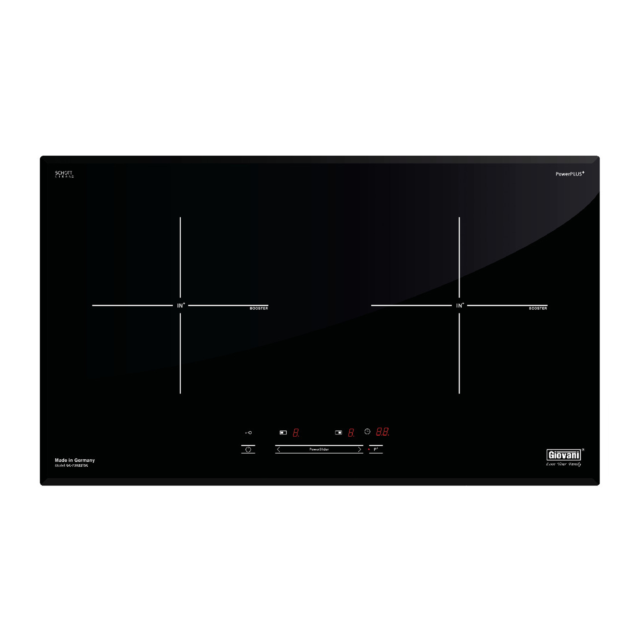 Bếp từ đôi Giovani GC-73022 TSC 3 Bếp từ đôi Giovani GC-73022 TSC