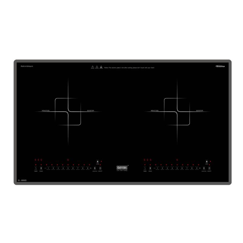 Bếp từ đôi Giovani G-666 S 3 Bếp từ đôi Giovani G-666 S