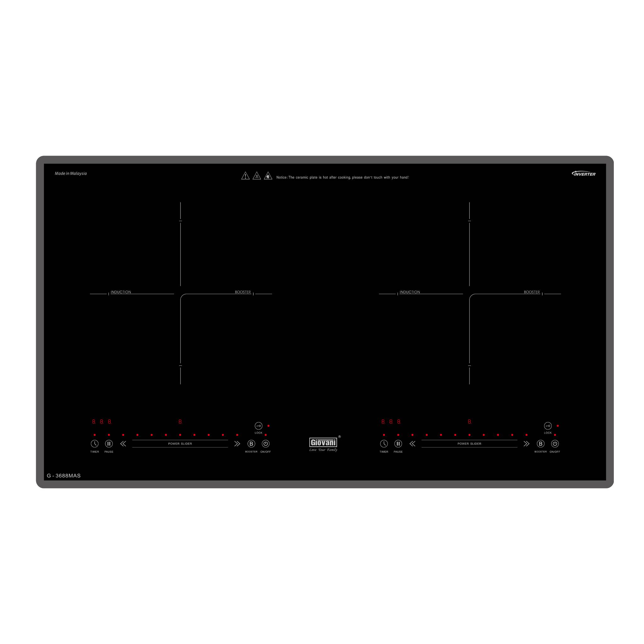 Bếp từ Giovani G-3688 MAS 3 Bếp từ Giovani G-3688 MAS