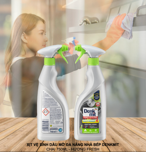 hinh anh xit ve sinh dau mo nha bep denkmit fett chai 750 ml