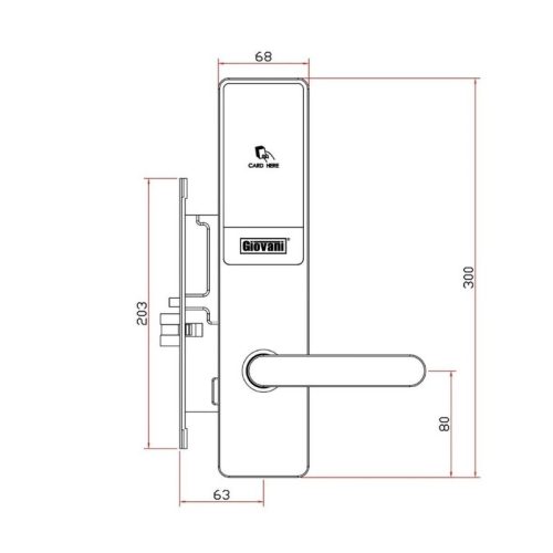 Khóa khách sạn GIOVANI GSL-X303 5 kich thuoc khoa khach san giovani gsl x303