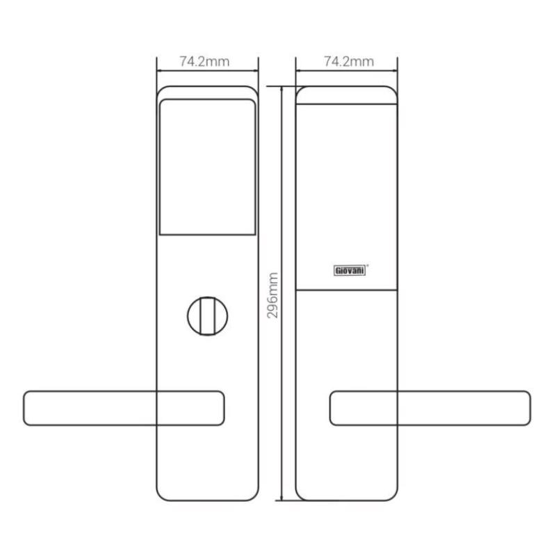 Khóa khách sạn Giovani GSL-H3 4 Khóa khách sạn Giovani GSL-H3 - Ảnh 2