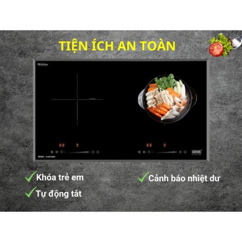 Bếp từ đôi Giovani G-367 MAS 8 tien ich bep tu doi giovani g 367 mas