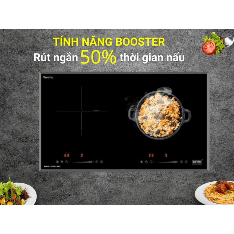 Bếp từ đôi Giovani G-367 MAS 6 Bếp từ đôi Giovani G-367 MAS - Ảnh 4