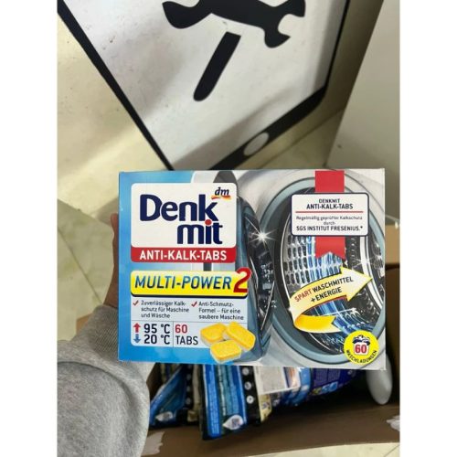 Viên Tẩy Lồng Giặt Denkmit Hộp 60 Viên