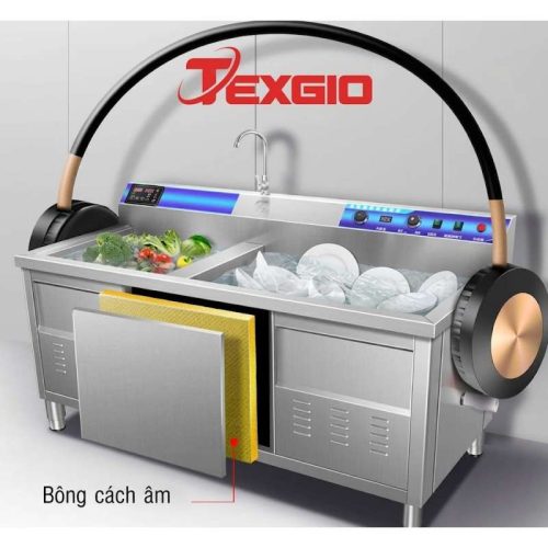 Máy rửa chén công nghiệp Texgio TGU-2400XD 7 anh may rua chen cong nghiep texgio tgu 2400xd