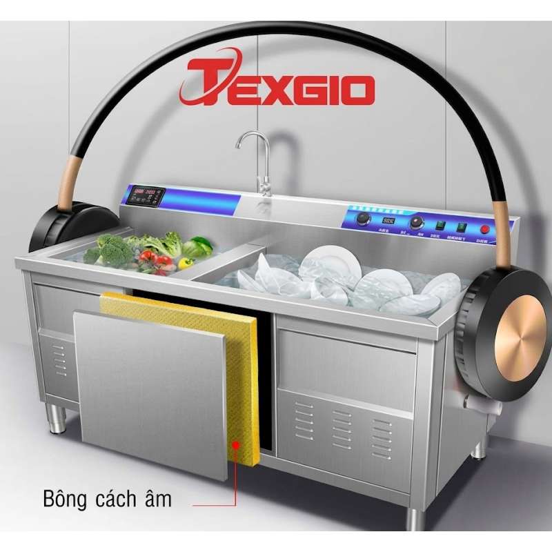 Máy rửa chén công nghiệp Texgio TGU-2400XD 4 Máy rửa chén công nghiệp Texgio TGU-2400XD - Ảnh 2