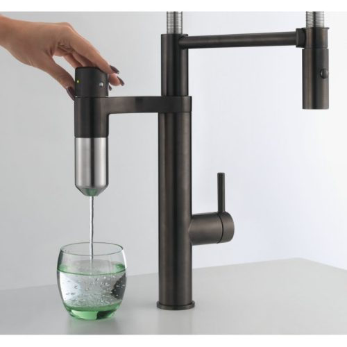 Vòi rửa bát Franke Industrial Black/Steel Optics 7 anh voi rua bat franke industrial black steel optics