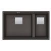Chậu rửa đá Franke KNG 120 Slate Gray 1 chau rua da franke kng 120 slate gray