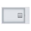 Chậu rửa đá KNG 110-62 màu Polar White 1 chau rua da kng 110 62 mau polar white
