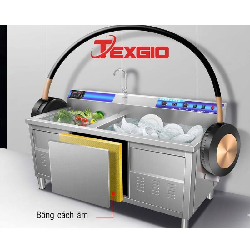 Máy rửa chén công nghiệp Texgio TGU-800XS 4 Máy rửa chén công nghiệp Texgio TGU-800XS - Ảnh 2