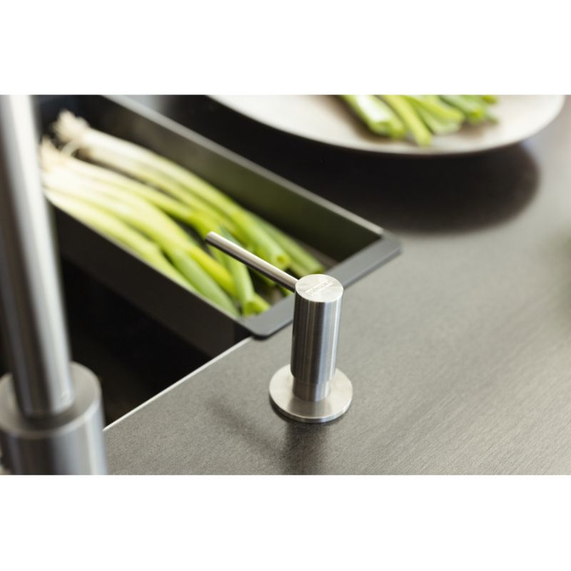 Bình đựng xà phòng âm bàn Franke Anthracite 4 Bình đựng xà phòng âm bàn Franke Anthracite - Ảnh 3