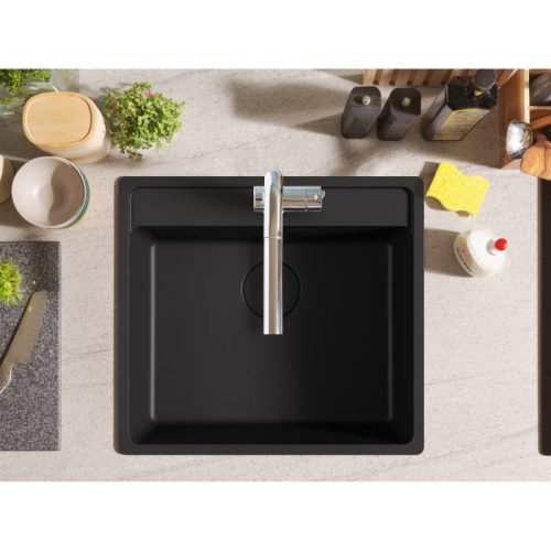 hinh anh chau rua chen franke mrg 610 52 tl mau matt black