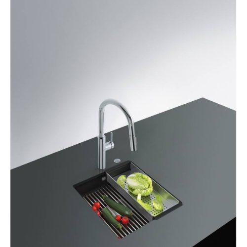 Chậu rửa đá Franke Kubus 2 KNG 110-37 màu Onyx 8 hinh anh chau rua da franke kubus 2 kng 110 37 mau onyx
