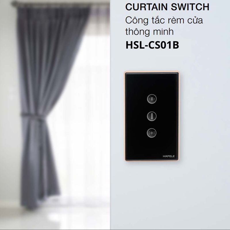 Công tắc rèm cửa thông minh HSL-CS01B Hafele 820.71.008 4 Công tắc rèm cửa thông minh HSL-CS01B Hafele 820.71.008 - Ảnh 2