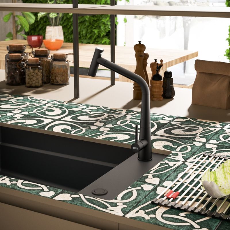 Vòi rửa bát Franke 115.0625.190 Black Matt 5 Vòi rửa bát Franke 115.0625.190 Black Matt - Ảnh 3