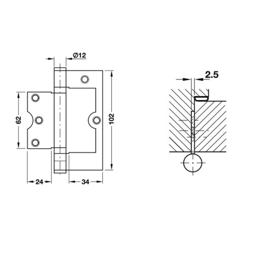 Bản lề âm dương Hafele inox 926.22.103 7 kich thuoc ban le am duong hafele inox 926 22 103