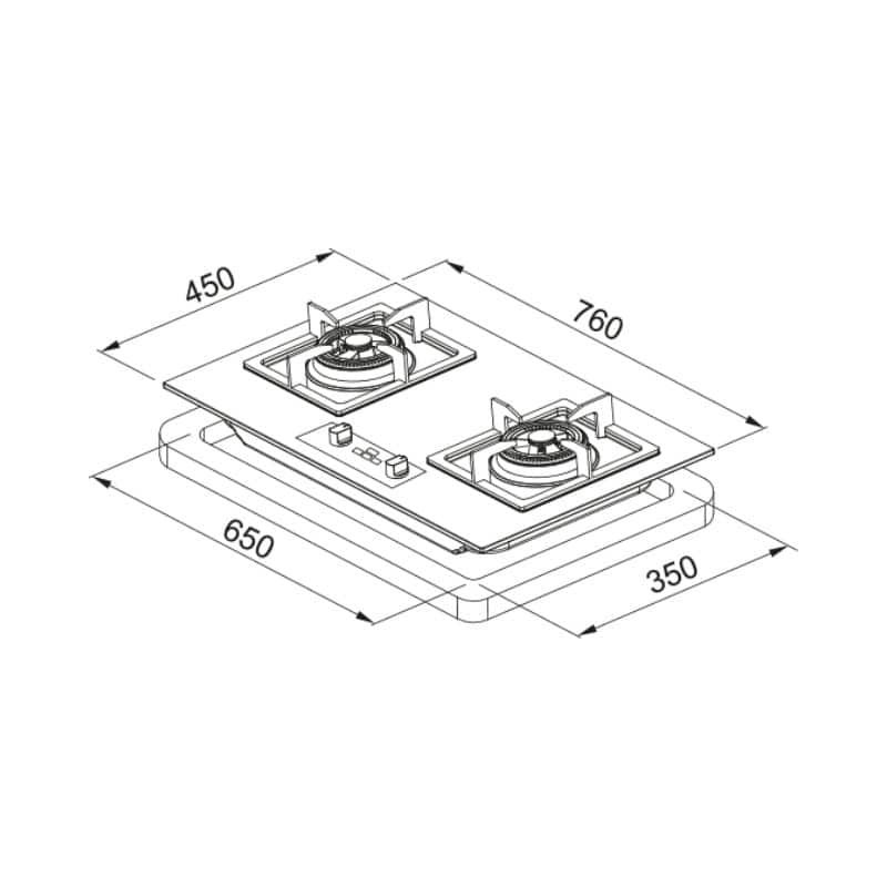 Bếp gas âm tủ FRANKE FS7226 106.0534.899 4 Bếp gas âm tủ FRANKE FS7226 106.0534.899 - Ảnh 2