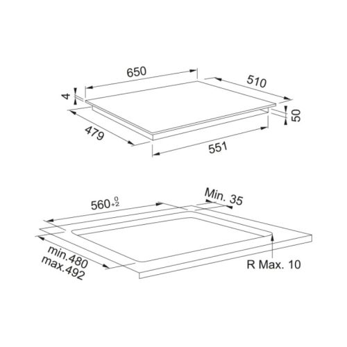 Bếp từ âm Franke FMA 654 I F BK 7 kich thuoc bep tu am franke fma 654 i f bk