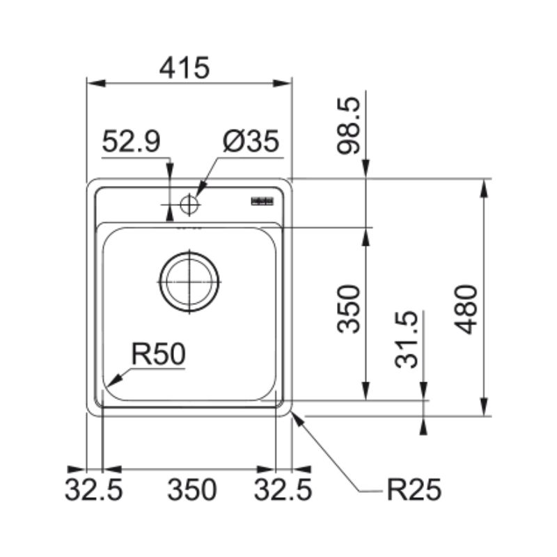 Chậu rửa bát Franke BCX 610-42 122.0438.077 4 Chậu rửa bát Franke BCX 610-42 122.0438.077 - Ảnh 2