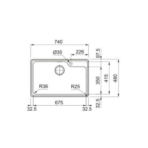 Chậu rửa bát Franke BCX 610-74 101.0566.256 5 kich thuoc chau rua bat franke bcx 610 74 101 0566 256