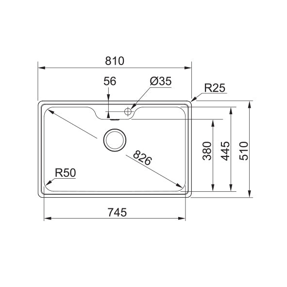 Chậu rửa bát Franke BCX 610-81 101.0393.025 4 Chậu rửa bát Franke BCX 610-81 101.0393.025 - Ảnh 2