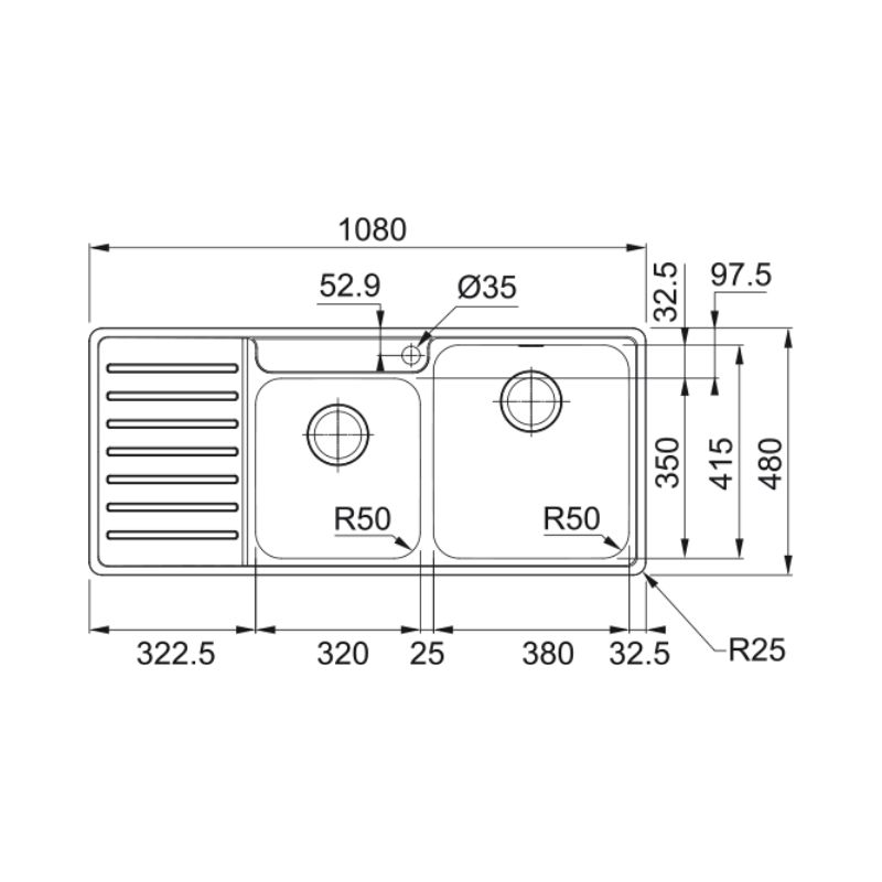 Chậu rửa bát Franke BCX 621 101.0547.021 4 Chậu rửa bát Franke BCX 621 101.0547.021 - Ảnh 3