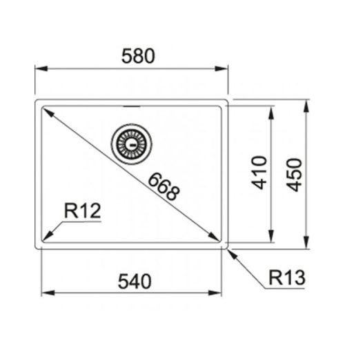 Chậu rửa bát Franke BOX 210-54 127.0433.023 5 kich thuoc chau rua bat franke box 210 54 127 0433 023