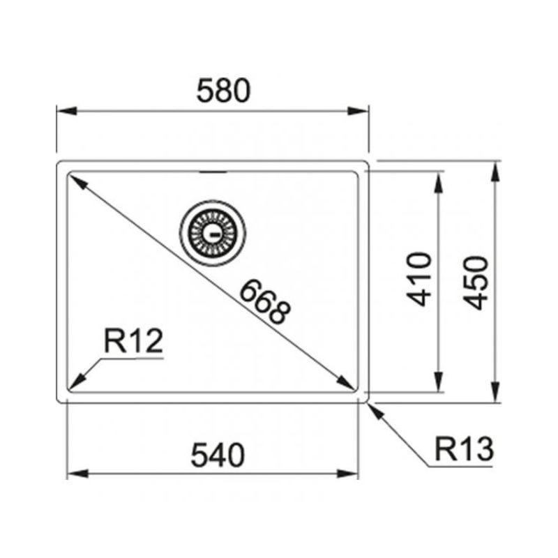 Chậu rửa bát Franke BOX 210-54 127.0433.023 4 Chậu rửa bát Franke BOX 210-54 127.0433.023 - Ảnh 2