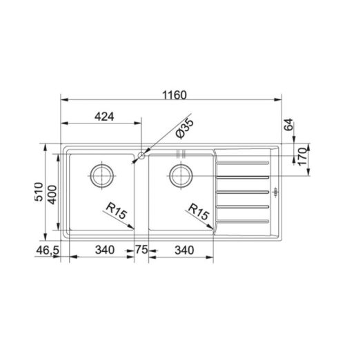 Chậu rửa bát Franke BOX 220-36 127.0434.706 7 kich thuoc chau rua bat franke box 220 36 127 0434 706