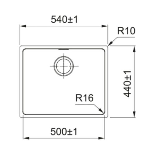 Chậu rửa bát Franke FEX 210-40 127.0588.125 7 kich thuoc chau rua bat franke fex 210 40 127 0588 125