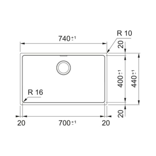 Chậu rửa bát Franke FEX 210-70 127.0702.618 7 kich thuoc chau rua bat franke fex 210 70 127 0702 618