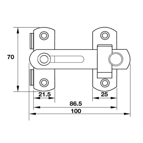 kich thuoc chot an toan 100x50mm hafele diy 489 71 690