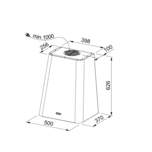 Máy hút mùi áp tường Franke FSMD 508 Rose 5 kich thuoc may hut mui ap tuong franke fsmd 508 rose