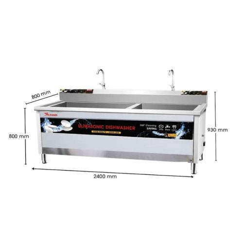 Máy rửa chén công nghiệp Texgio TGU-2400XD 8 kich thuoc may rua chen cong nghiep texgio tgu 2400xd