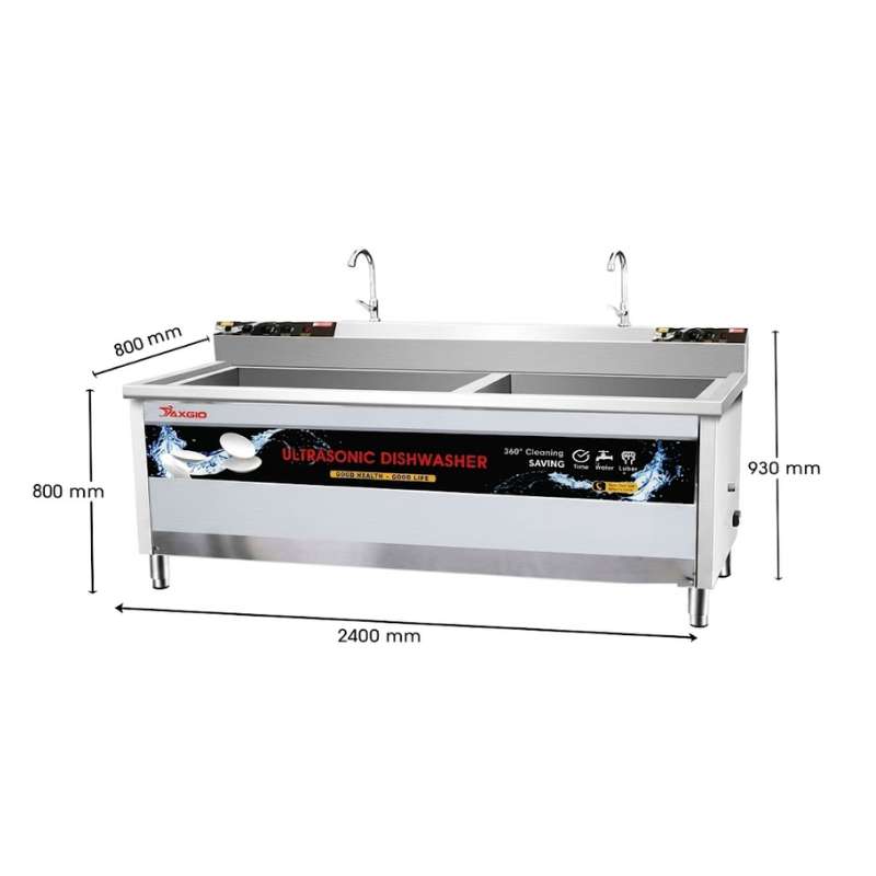 Máy rửa chén công nghiệp Texgio TGU-2400XD 5 Máy rửa chén công nghiệp Texgio TGU-2400XD - Ảnh 3