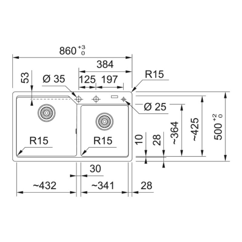 Chậu rửa chén Franke UBG 620-43-34 Slate Grey 4 Chậu rửa chén Franke UBG 620-43-34 Slate Grey - Ảnh 2