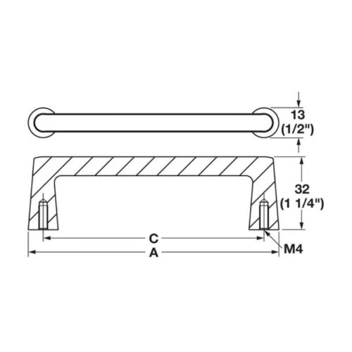 Tay nắm tủ Hafele 106.71.330 5 thong so tay nam tu hafele 106 71 330