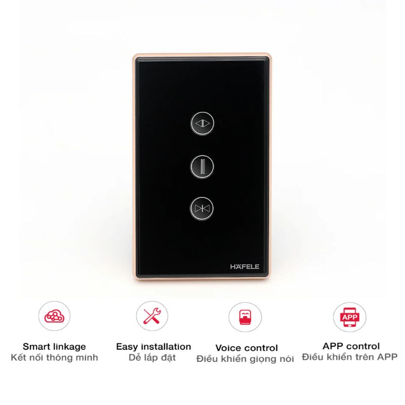 Công tắc rèm cửa thông minh HSL-CS01B Hafele 820.71.008 5 Công tắc rèm cửa thông minh HSL-CS01B Hafele 820.71.008 - Ảnh 3