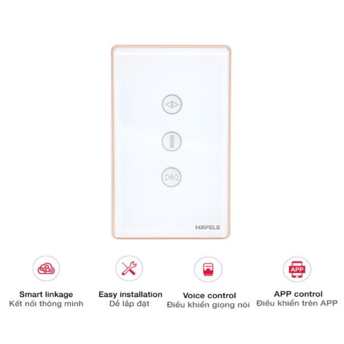 Công tắc rèm cửa thông minh HSL-CS01W Hafele 820.71.009 7 tinh nang cong tac rem cua thong minh hsl cs01w hafele 820 71 009