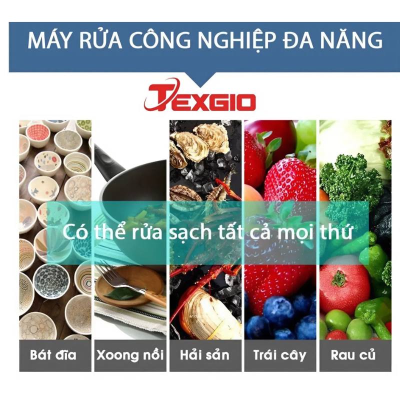 Máy rửa chén công nghiệp Texgio TGU-1500SS 6 Máy rửa chén công nghiệp Texgio TGU-1500SS - Ảnh 4
