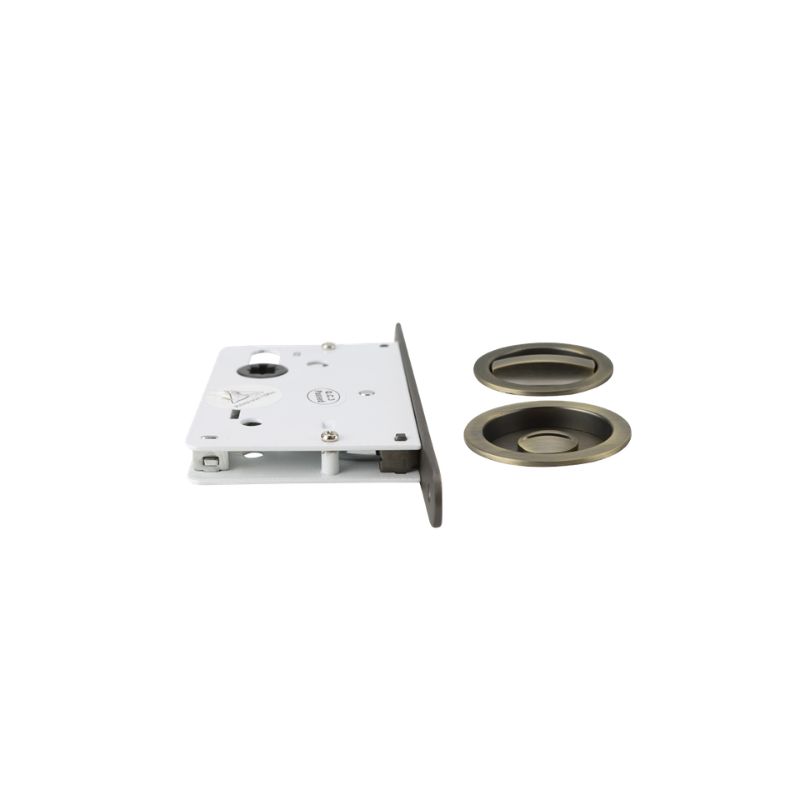 Tay nắm âm và thân khóa cửa trượt Hafele 911.26.524 màu đồng rêu 4 Tay nắm âm và thân khóa cửa trượt Hafele 911.26.524 màu đồng rêu - Ảnh 4