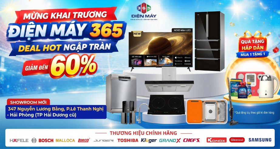 banner khai truong dienmay365haiduong