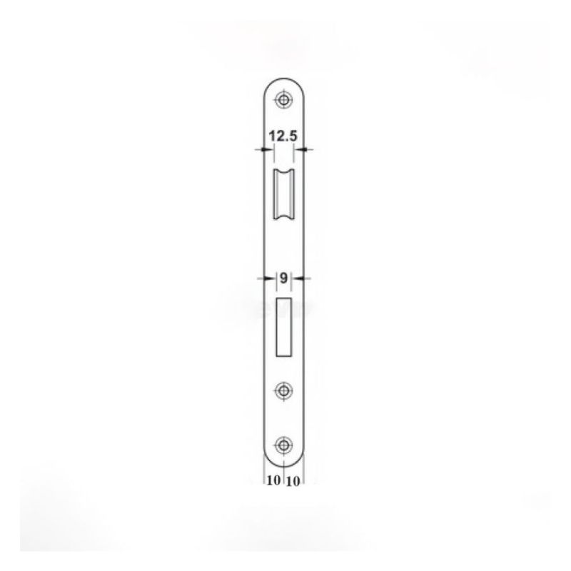 Thân khóa 60/24 inox mờ Hafele 911.02.468 3 Thân khóa 60/24 inox mờ Hafele 911.02.468 - Ảnh 2