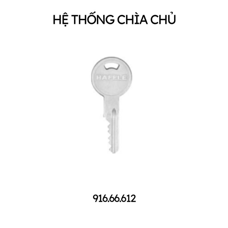 Chìa chủ phụ PSM HÄFELE 916.66.612 3 Chìa chủ phụ PSM HÄFELE 916.66.612