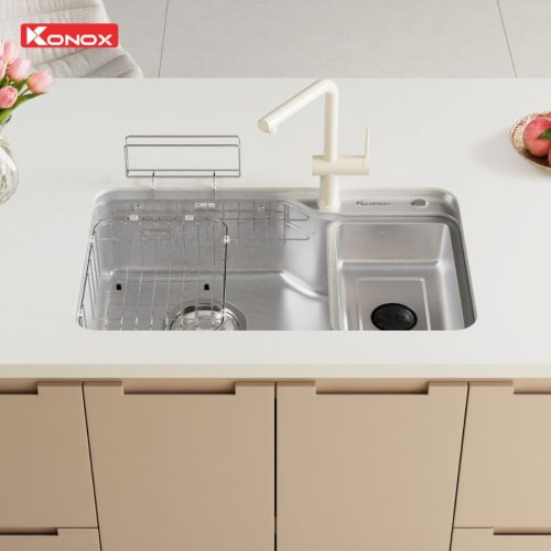 Chậu rửa bát Konox Tari Smart 8050 7 hinh anh chau rua bat phong cach nhat chong xuoc tari smart 8050