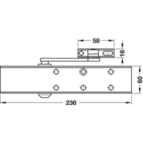 Cơ cấu đóng cửa tự động DCL51.HO.đen Hafele 931.84.663 7 kich thuoc co cau dong cua tu dong dcl51.ho .den hafele 931.84.663